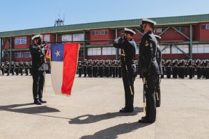 Soldados Infantes de Marina del Servicio Militar juraron a la Bandera