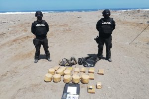 Encuentran más de 20 kilos de droga en las cercanías de la desembocadura del río Loa