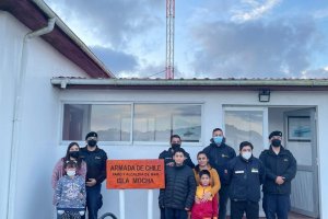 Autoridad Marítima de Lebu y Director Provincial de Sernapesca realizaron visita inspectiva a isla Mocha