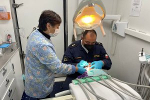 Curso de aspirantes a Oficiales efectúa periodo de embarco a bordo del Patrullero Médico Dental “Cirujano Videla”