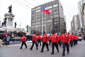 Personal en retiro de las FF.AA. realizó homenaje en honor a las Glorias Navales