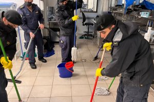 Personal de la Armada entregó importante apoyo al Hospital de Coquimbo ante filtraciones por fuertes lluvias