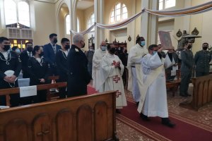 Delegación de la Guarnición Naval Talcahuano participó en la conmemoración del Día de la Virgen del Carmen