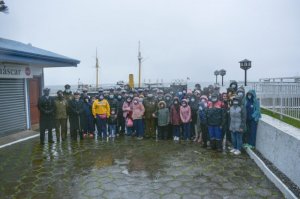 Integrantes de la escuela de fútbol de Mechuque visitaron el Museo RH “Húascar”