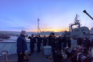 Obispo Castrense visitó reparticiones de la Quinta Zona Naval