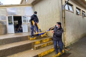 Dotación del OPV 81 “Piloto Pardo” realizó operativo cívico en Escuela Básica de Corral