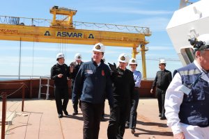 First Sea Lord de la Real Armada del Reino Unido visitó la Base Naval Talcahuano