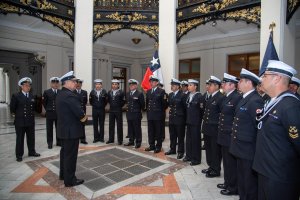 Comandante en Jefe de la Armada despidió a la Dotación Antártica 2022 - 2023