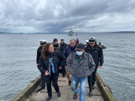 Ministra de Defensa participó de ronda médica del Patrullero Médico-Dental “Cirujano Videla”