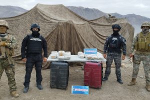 Policía Marítima decomisa marihuana en el borde costero de la avanzada aduanera El Loa 