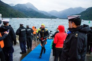 Armada dispuso amplio operativo de seguridad en Triatlón Patagonman en Puerto Chacabuco