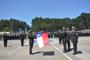 Suboficiales Mayores de la Guarnición Naval Talcahuano que se acogen a retiro fueron despedidos en la Escuela de Grumetes 