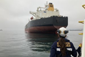 Comisión Local de Inspección de Naves de Valparaíso efectuó reconocimiento por cambio de bandera al Buque Tanque "Cabo Tamar” Comisión Local de Inspección de Naves de Valparaíso efectuó reconocimiento por cambio de bandera al Buque Tanque "Cabo Tamar”