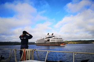 Autoridad Marítima realizó dispositivo de seguridad por recalada de crucero a Quemchi