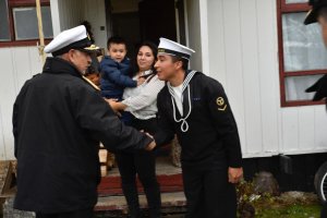 Comandante en Jefe de la Armada realiza visita a la Tercera Zona Naval