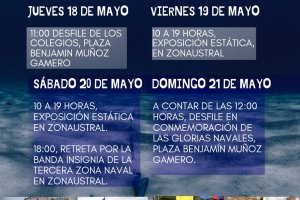 Tercera Zona Naval prepara actividades para la semana del 21 de mayo