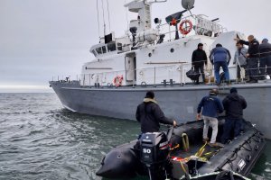 JEDENA Biobío desplegó operativo interagencial de fiscalización costera y marítima en el Golfo de Arauco