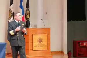Gobernador Marítimo de Puerto Montt ofreció clase magistral en Universidad San Sebastián Gobernador Marítimo de Puerto Montt ofreció clase magistral en Universidad San Sebastián