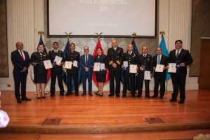 Deportistas de la Armada reciben medalla del Consejo Internacional del Deporte Militar (CISM)