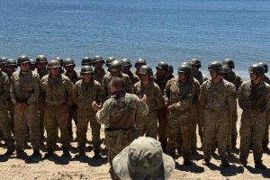 Grumetes Infantes de Marina realizaron ejercicio práctico de acciones ofensivas