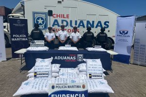 Operativo interagencial permite incautar 146 toneladas de carbonato de sodio y acetato de etilo en puertos del Norte Operativo interagencial permite incautar 146 toneladas de carbonato de sodio y acetato de etilo en puertos del Norte