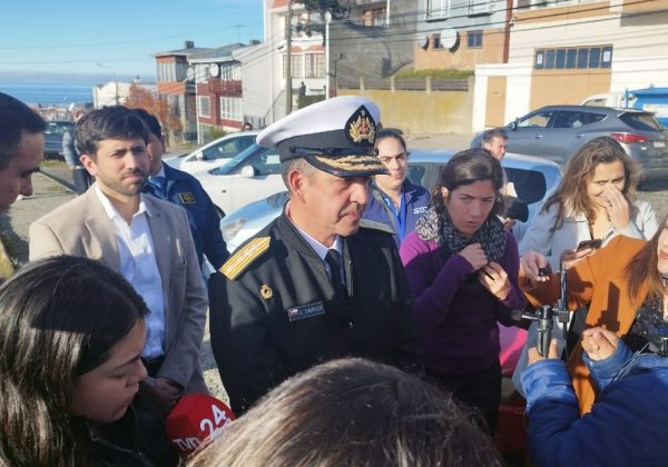 Armada de Chile reforzó diversos despliegues en la región de Magallanes y la Antártica Chilena tras sismo de 7,5 grados