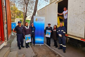 Museo Marítimo Nacional hizo entrega de un nuevo cargamento de tapitas plásticas a las Damas de Café Museo Marítimo Nacional hizo entrega de un nuevo cargamento de tapitas plásticas a las Damas de Café