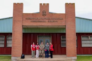 Voluntarias del programa “Cuidar Cuidándote” del Instituto Teletón Valparaíso visitan el Fuerte Aguayo