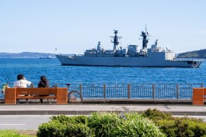 Buque Insignia de la Escuadra Nacional efectuó recalada operativa en Puerto Montt