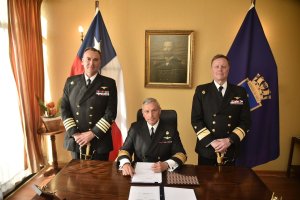 Cambio de mando de la Comandancia de la Aviación Naval