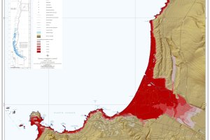 SHOA actualiza cartografía náutica y Carta de Inundación por Tsunami de Huasco