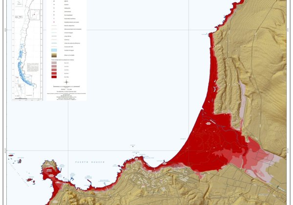 SHOA actualiza cartografía náutica y Carta de Inundación por Tsunami de Huasco