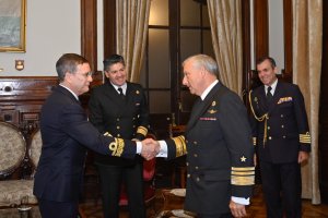 Director de Enseñanza Naval de la Armada de España visitó la Dirección de Educación y sus mandos dependientes