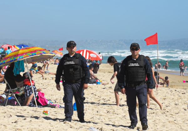 Autoridad Marítima hace un llamado al autocuidado ante el recambio de veraneantes en las playas del país