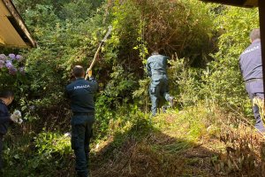 Dotación del Patrullero OPV "Piloto Pardo" participó en actividades junto a la comunidad de Corral
