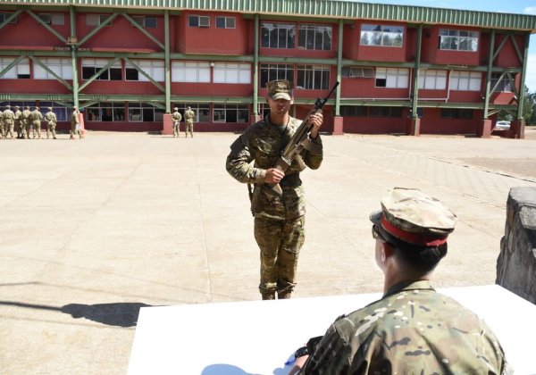 Comienza Revista de Reclutas Infantes de Marina en Talcahuano